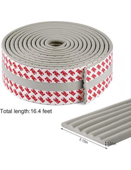 Protector de Esquinas y Bordes Dovesail 5m Gris NBR