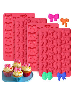 Moldes de Silicona para Chocolate Lazo Solldgt - 96 Cavidades