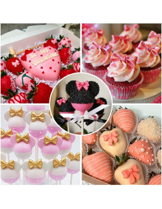 Moldes de Silicona para Chocolate Lazo Solldgt - 96 Cavidades 2