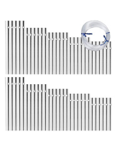 Kit de Campanas de Viento DIY Perfsign - 60 Piezas Metal