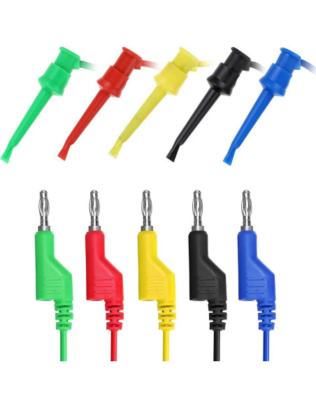 Juego de Cables de Prueba Sumnacon 99 cm - 5 Piezas 500V/5A