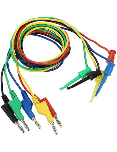 Juego de Cables de Prueba Sumnacon 99 cm - 5 Piezas 500V/5A