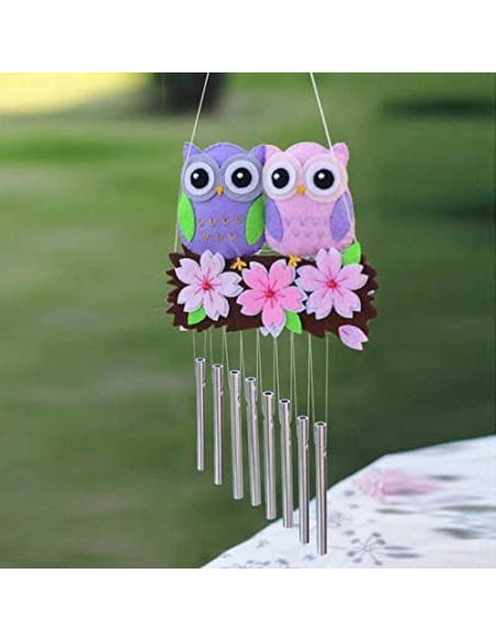 Kit de Campanas de Viento DIY Perfsign - 60 Piezas Metal