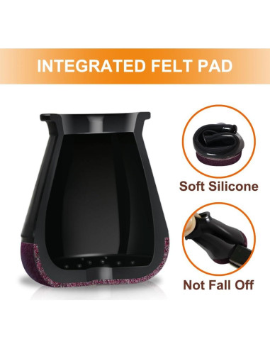 24 Protectores de Patas de Silla VIUME Silicona Ajuste 13-22.9mm