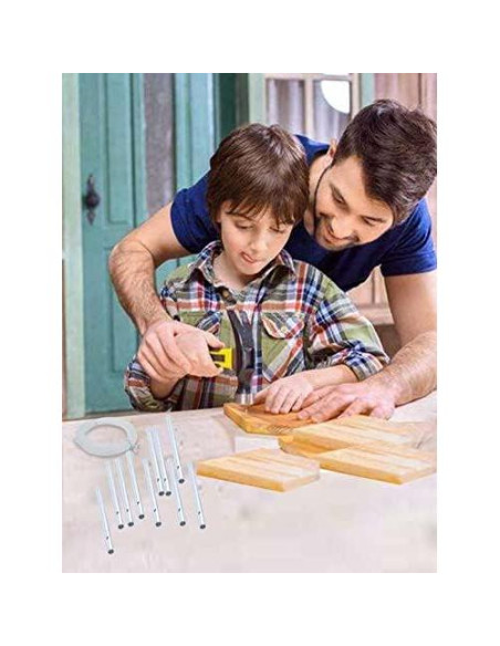 Kit de Campanas de Viento DIY Perfsign - 60 Piezas Metal