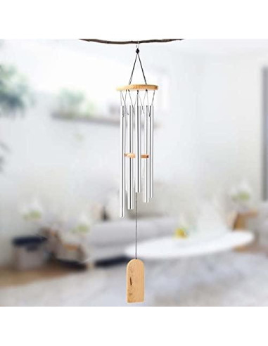 Kit de Campanas de Viento DIY Perfsign - 60 Piezas Metal