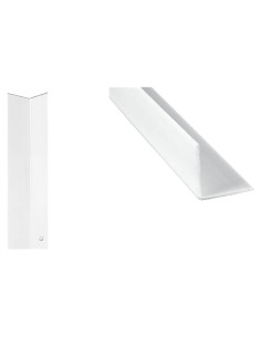 Escudos de Esquina Perforados Prime-Line 19mm y 29mm Blanco (5 Pz)