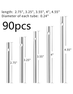 90 Tubos de Campana de Viento Sansheng para Jardín y Hogar 2