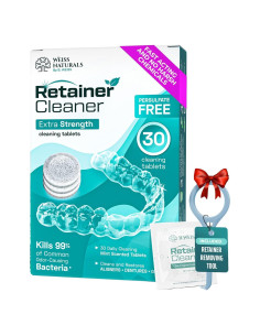 Tabletas Limpiadoras Weiss Naturals para Retenedores - 30 Unidades