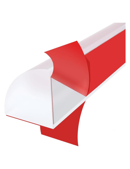 Moldura Flexible de Caucho Ynotus 150cm Blanco Autoadhesiva