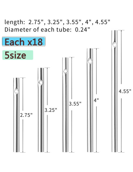 90 Tubos de Campana de Viento Sansheng para Jardín y Hogar