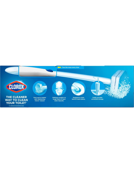 Kit de limpieza inodoro Clorox ToiletWand con 6 recargas