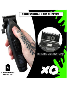 Cortapelos Inalámbrico TPOB XO Premium Negro 7200 RPM 2
