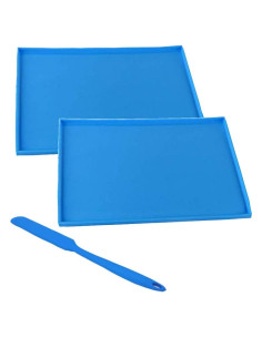 Alfombrilla de Hornear de Silicona MURLNIY 30.48x25.4cm Azul