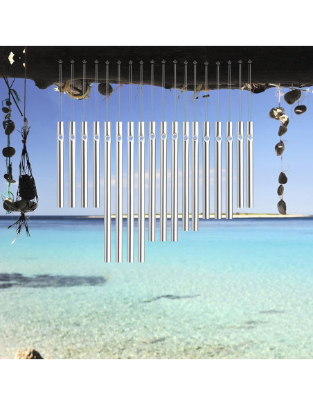 90 Tubos de Campana de Viento Sansheng para Jardín y Hogar