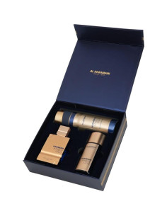 Set de Regalo Al Haramain Ámbar Oud Bleu Unisex - 3 Piezas EDP 2