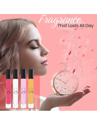 Conjunto de 4 Fragancias Eau de Parfum Viaje 10ml Mujeres