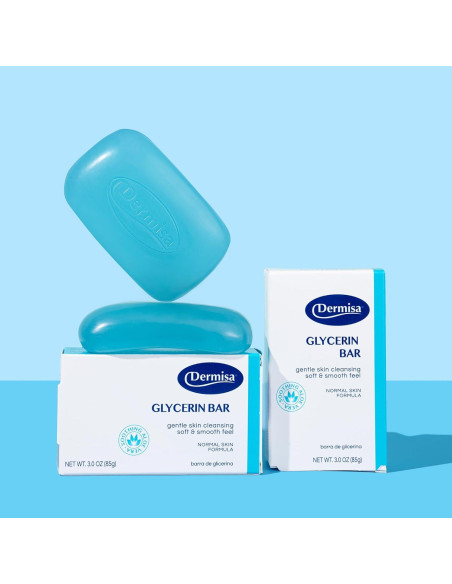 Barra de Glicerina Dermisa con Aloe Vera - 3 Piezas 85g