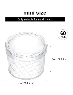 Contenedor de Insectos Thyle 60 Piezas con Lente de Aumento 2