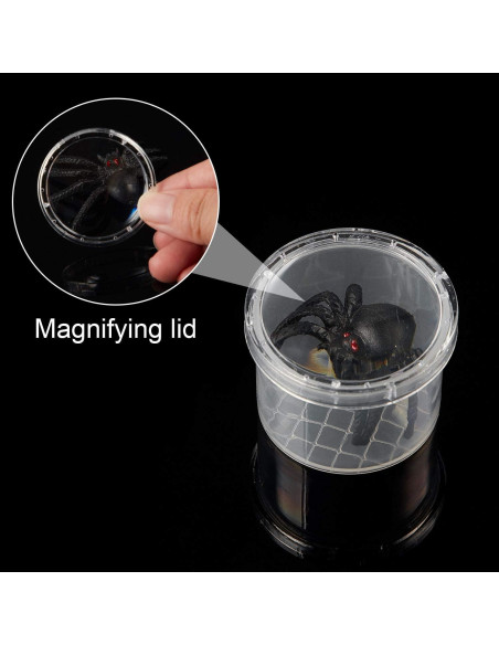 Contenedor de Insectos Thyle 60 Piezas con Lente de Aumento Contenedor de Insectos Thyle 60 Piezas con Lente de Aumento