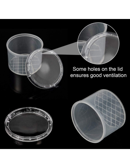 Contenedor de Insectos Thyle 60 Piezas con Lente de Aumento Contenedor de Insectos Thyle 60 Piezas con Lente de Aumento