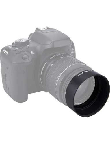 Parasol de Lente JJC 55mm Aluminio Anodizado para Nikon y Sony