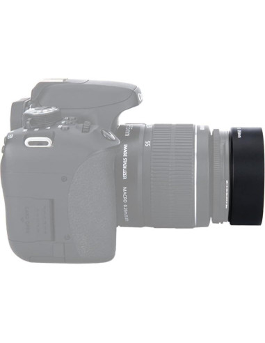 Parasol de Lente JJC 55mm Aluminio Anodizado para Nikon y Sony