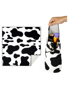 Bolsa de Maquillaje Autoadhesiva Walking Way 45cm Patrón Vaca