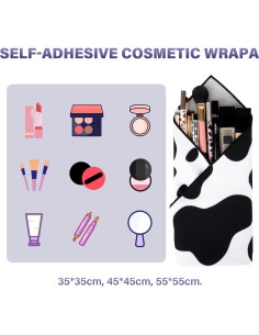Bolsa de Maquillaje Autoadhesiva Walking Way 45cm Patrón Vaca 2
