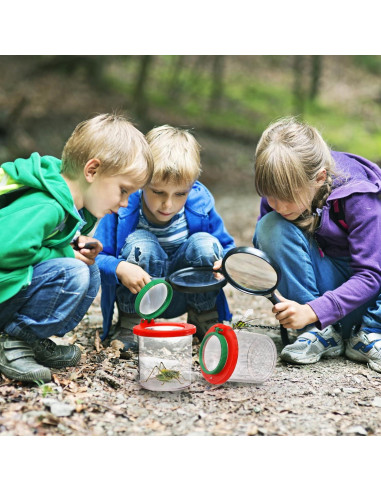 Set de 10 Visores de Insectos Coloch con Lupa 6X para Niños
