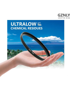 Adaptador de Filtro GZNLY 40.5mm a 52mm Metal Negro 2