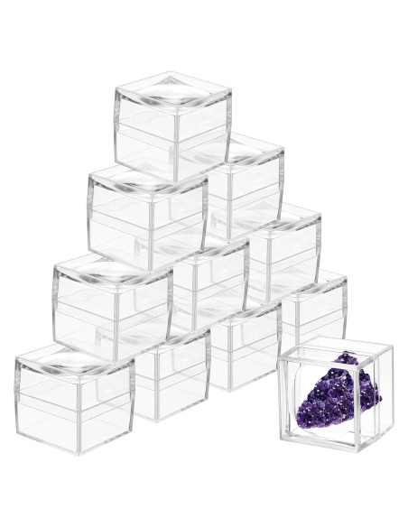 Paquete de 10 cajas de aumento 4x4 cm DoubleFill para colecciones