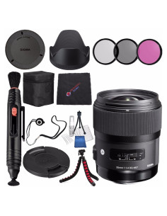 Lente Sigma 35mm f/1.4 DG HSM Art para DSLR Nikon + Kit Accesorios