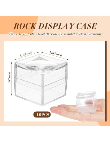 Paquete de 10 cajas de aumento 4x4 cm DoubleFill para colecciones