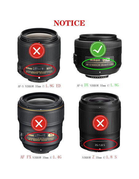 Tapa de lente de 52 mm para Nikon y Canon - 2 paquetes