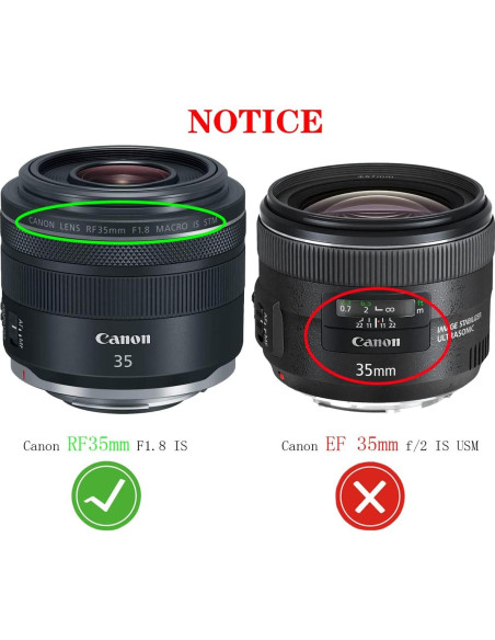 Tapa de lente de 52 mm para Nikon y Canon - 2 paquetes