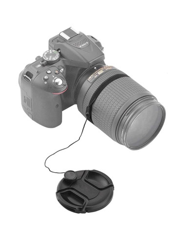 Tapa de lente de 52 mm para Nikon y Canon - 2 paquetes