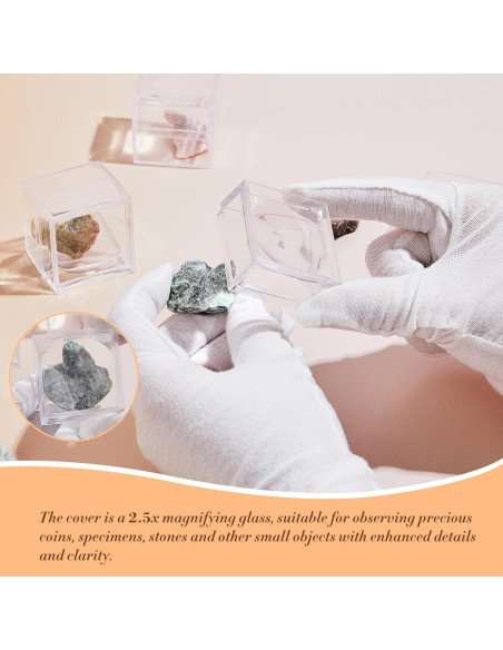 Paquete de 10 cajas de aumento 4x4 cm DoubleFill para colecciones