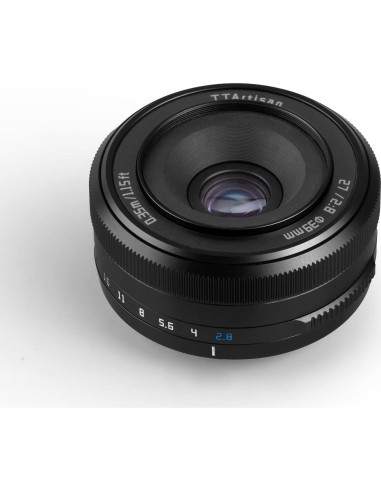 Lente TTArtisan AF 27mm F2.8 para Cámaras Fuji X - Negro