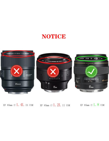 Parasol ET-65II para Lentes Canon EF 85mm y 100mm