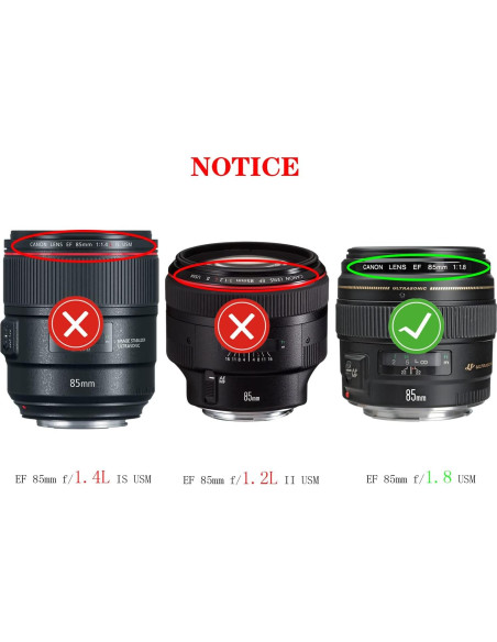 Parasol ET-65II para Lentes Canon EF 85mm y 100mm