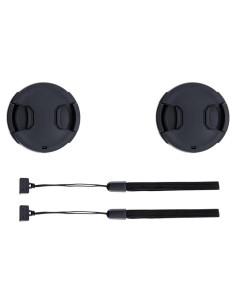 Paquete de 2 tapas de lente 37mm con soporte PROfezzion