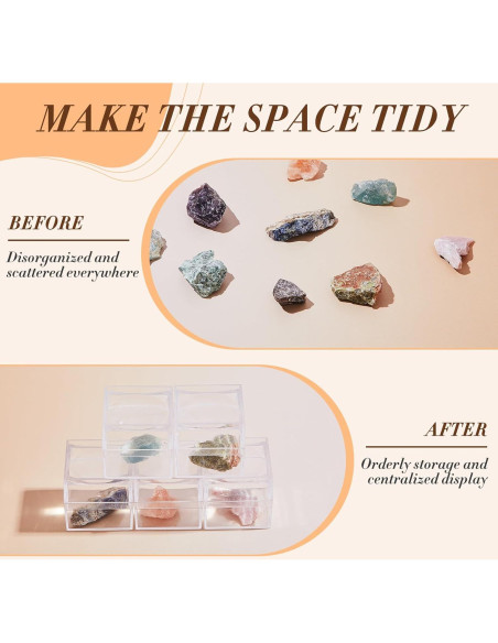 Paquete de 10 cajas de aumento 4x4 cm DoubleFill para colecciones