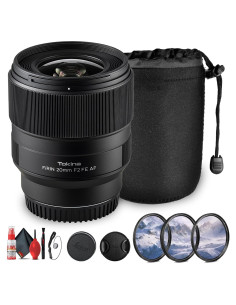 Lente Tokina FiRIN 20mm f/2 FE AF para Sony E + Kit de Filtros