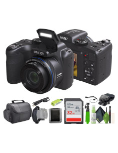 Cámara Digital Minolta MN26Z 20MP 26x Zoom FHD 1080p Negro