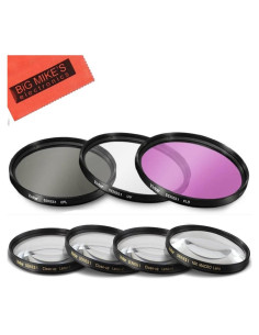 Juego de Filtros 7 Piezas 40.5mm Big Mike's para Sony