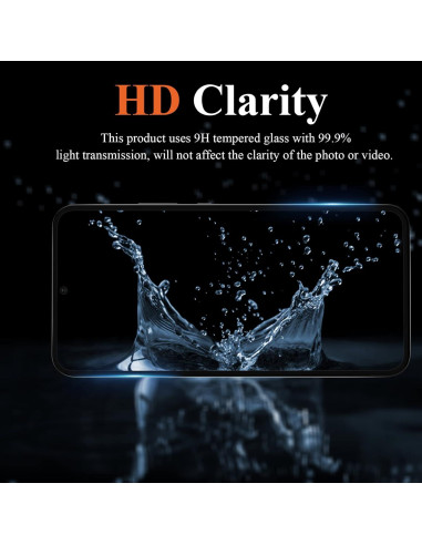 Paquete de 3 Protectores de Lente de Cámara YWXTW para Samsung Galaxy S24/S23/S23 Plus - Vidrio Templado 9H