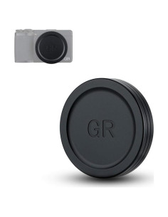 Tapa de lente de aluminio JJC para Ricoh GR III/IIIx - Negro