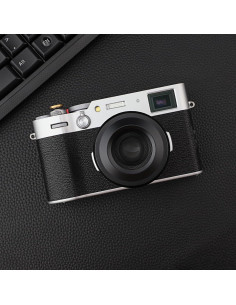 Capucha de Lente Haoge LH-X51B + Anillo Adaptador para Fujifilm X100V/X100VI 2
