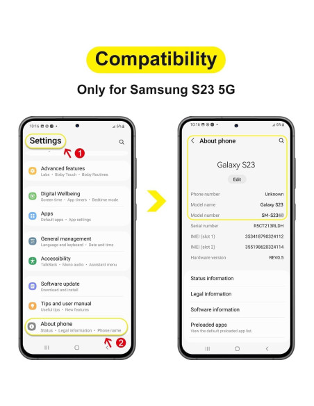 Protector de Pantalla Vidrio Templado SPARIN para Samsung Galaxy S23 6.1" Protector de Pantalla Vidrio Templado SPARIN para Samsung Galaxy S23 6.1"